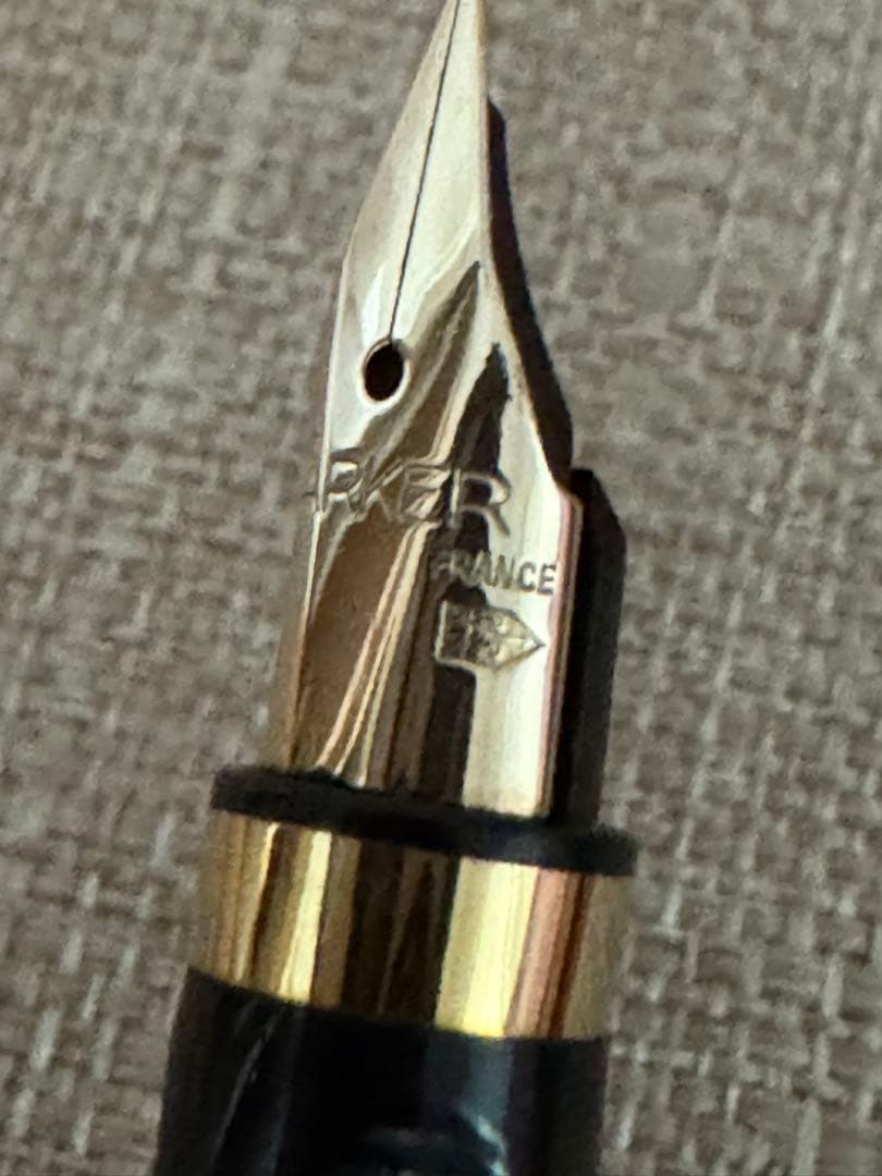 パーカー ワインレッド 万年筆&シャープペン2本セット 1980