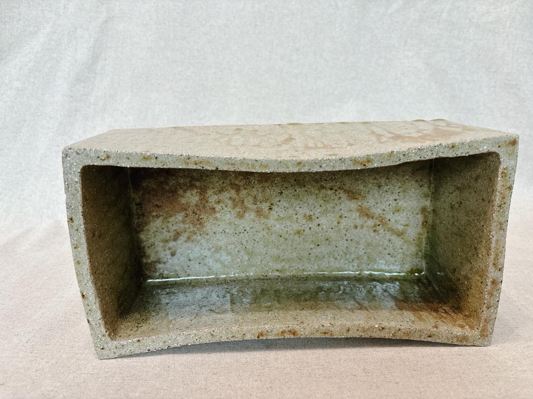 やちむん　足付き　角　高脚おちょこ　大嶺實清　大嶺工房　断捨離