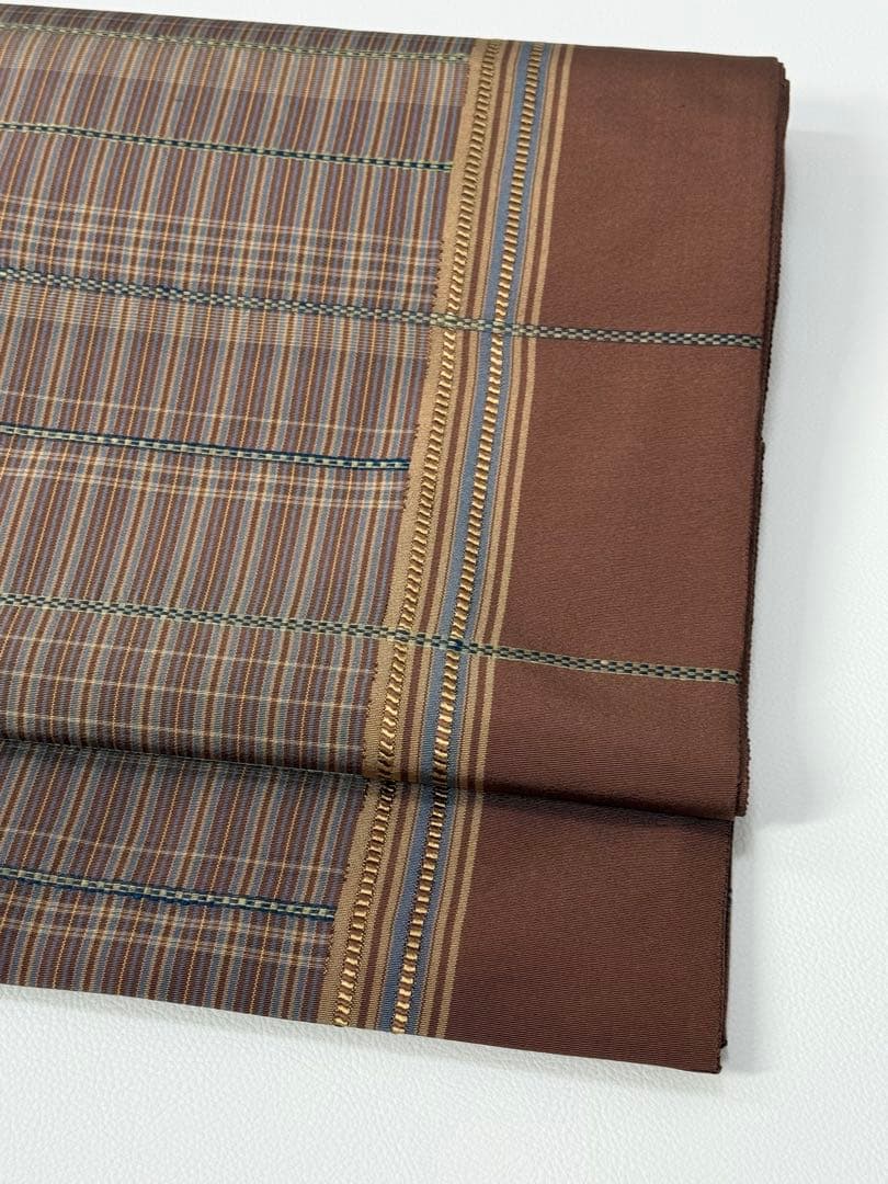 n*o様 伝統工芸士　曽根武勇　全通柄袋帯　落款　逸品　　一回のみ使用　芯入れ仕