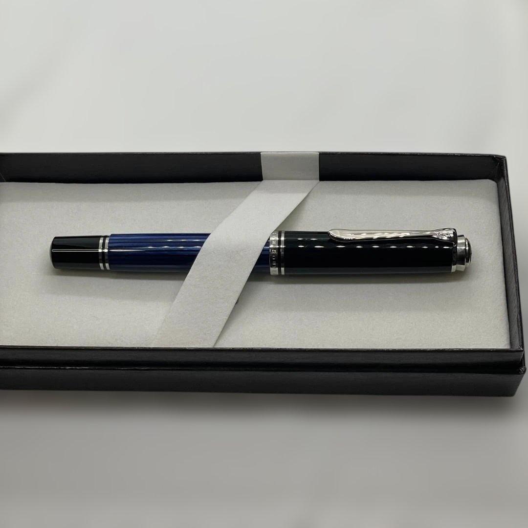 Pelikan/ペリカン ローラーボール スーベレーン R805 青縞