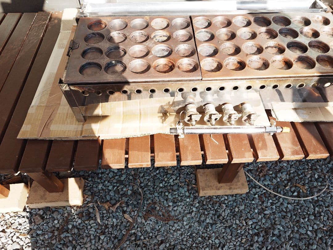 今川焼き鉄板付き　大型焼き台