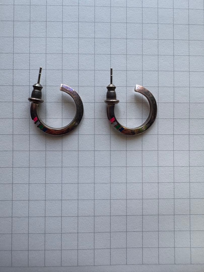 PaulSmith ポールスミス \"Four Color\" ピアス 両耳