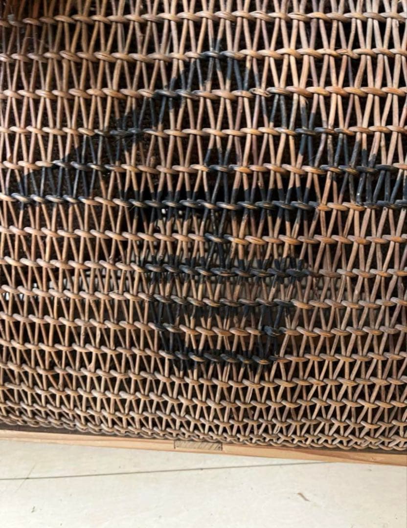 SALE◆ヴィンテージ天然アケビの大きめ籠バック 骨董品 USED◆