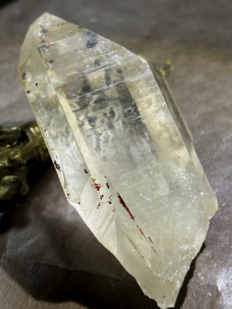 ☆別格高級品！マニカラン　ファントムクォーツ　水晶　原石　来福開運秘宝③