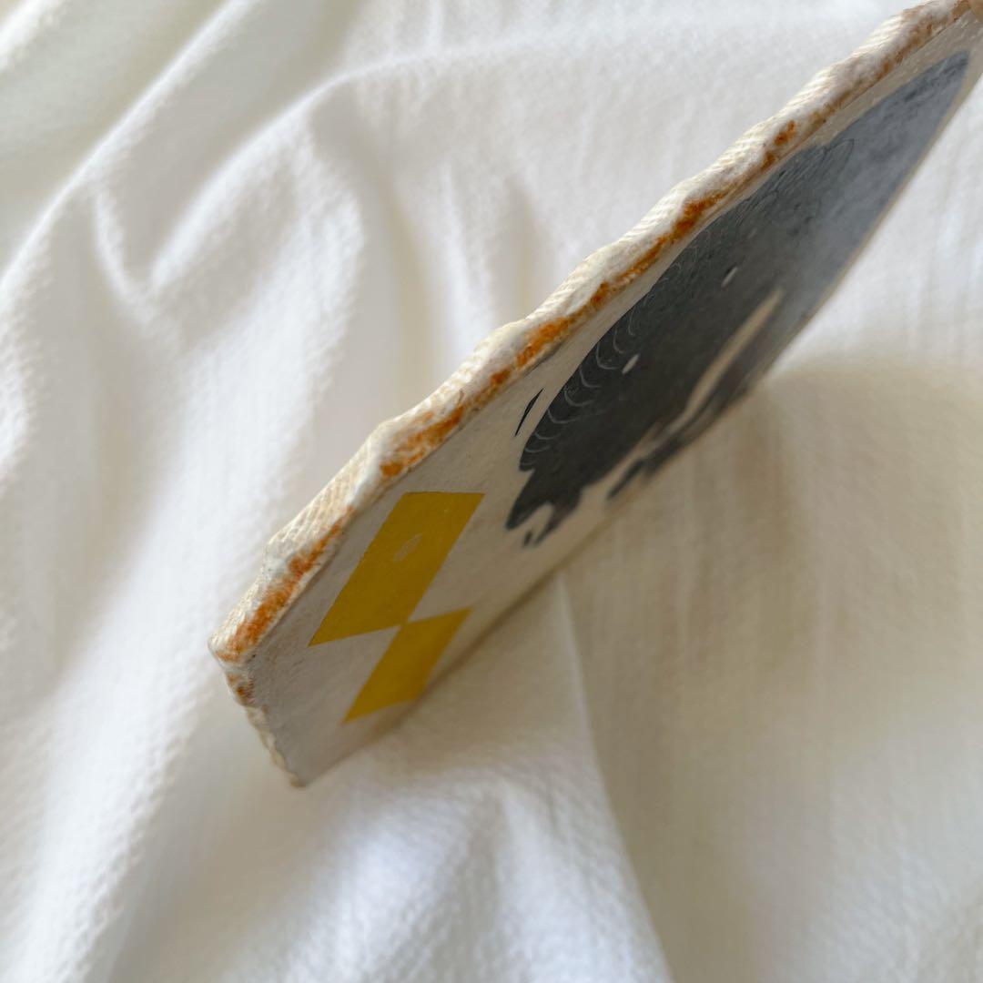 鹿児島睦 さん 陶板 プレート ライオン ハンドワーク 一点モノ