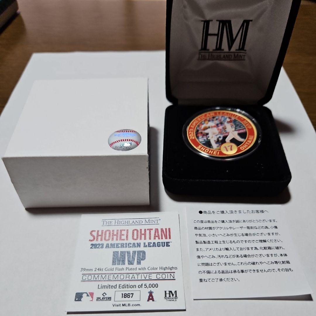 エンゼルス 大谷翔平選手 2023 AL MVP受賞記念ゴールド