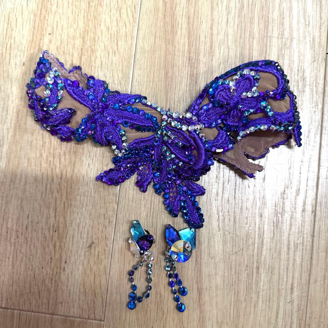 6345★S ミントグリーン スワロ サテン スタンダードドレス 社交ダンス