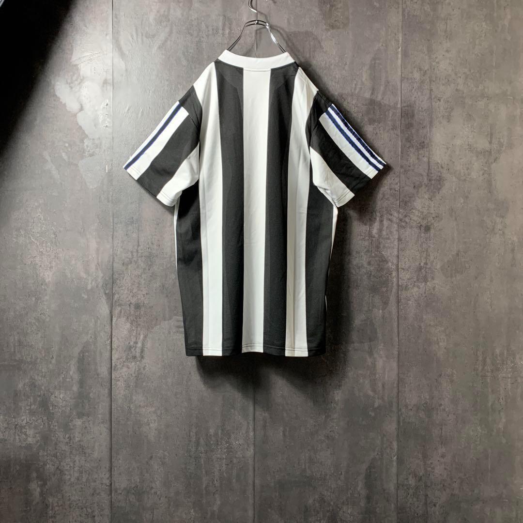 【★ニューカッスル】 アディダス サッカー 95年 レトロ ユニフォーム 2XL