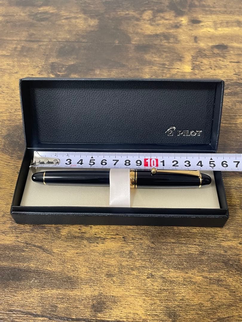 試筆のみ　大型　10号ニブ　カスタム　742 パイロット　万年筆　備品あり