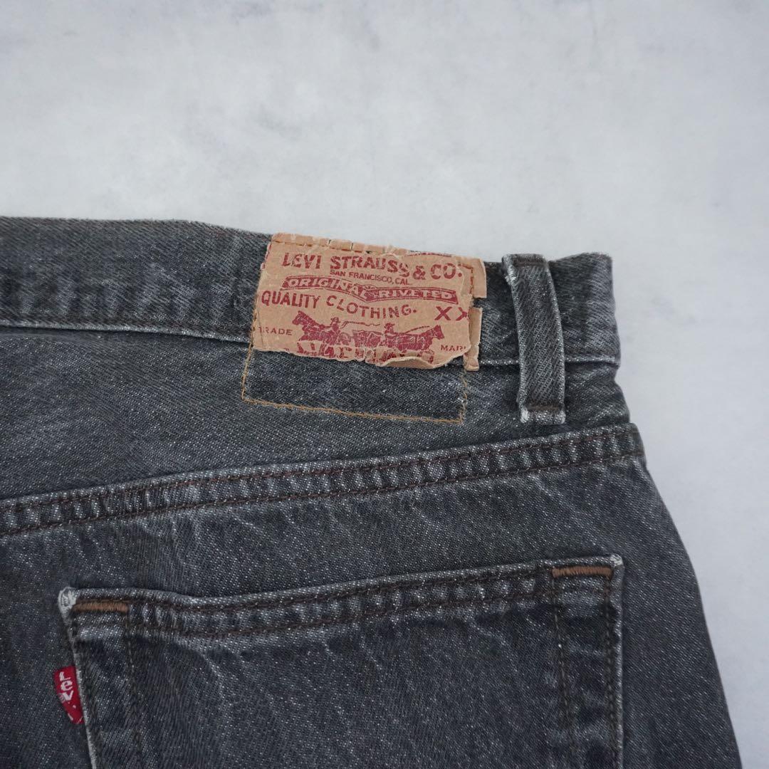 【90s】levisリーバイス 501 先染めブラック USA製 W36L30
