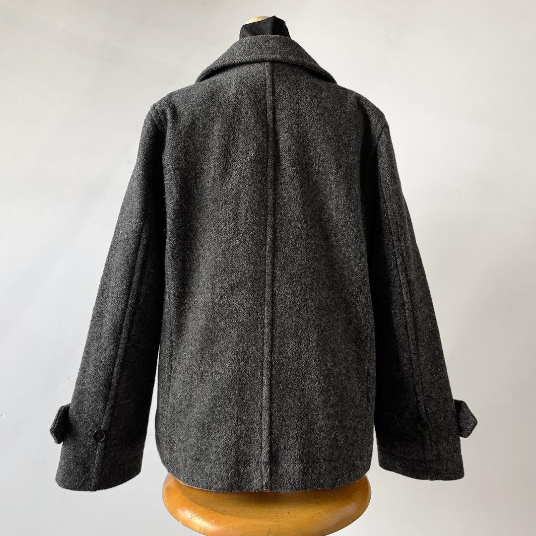 【美品】MHL. ショート ダブルブレスト コート ウール ジャケット