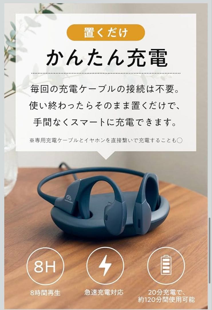 【極美品】kikippa ガンマ波サウンドケア イヤホン