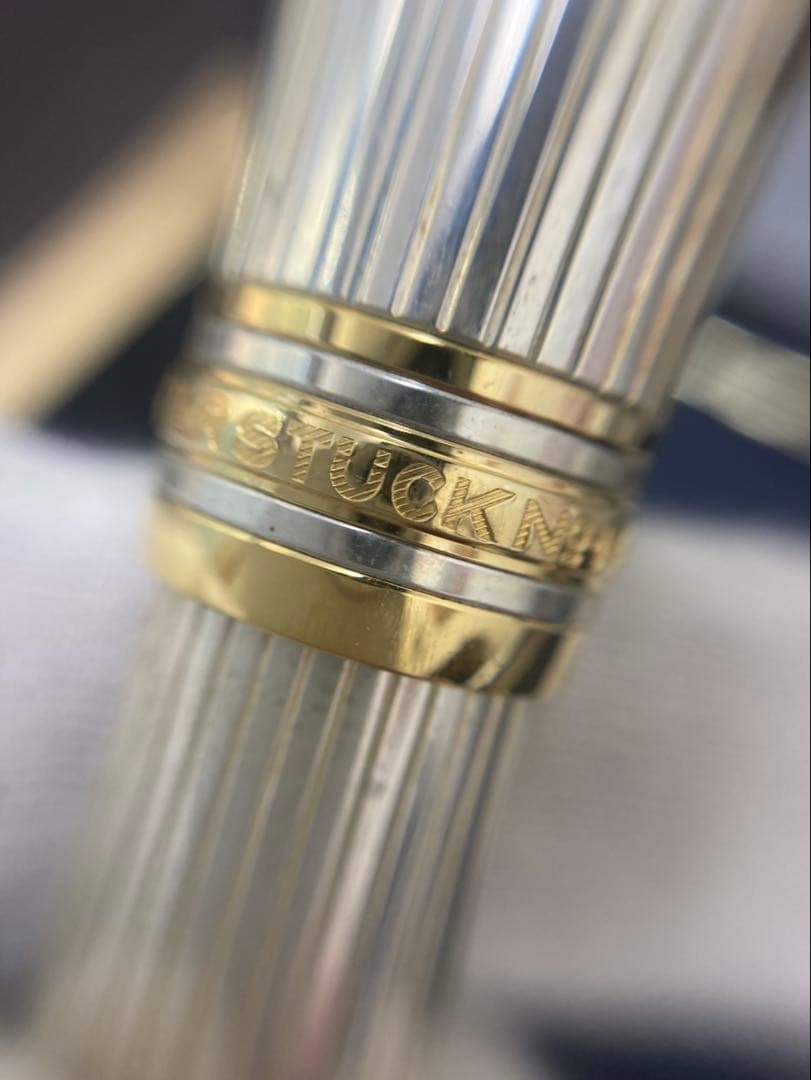 モンブラン マイスターシュテュック ソリテール 万年筆 シルバー 925 18K