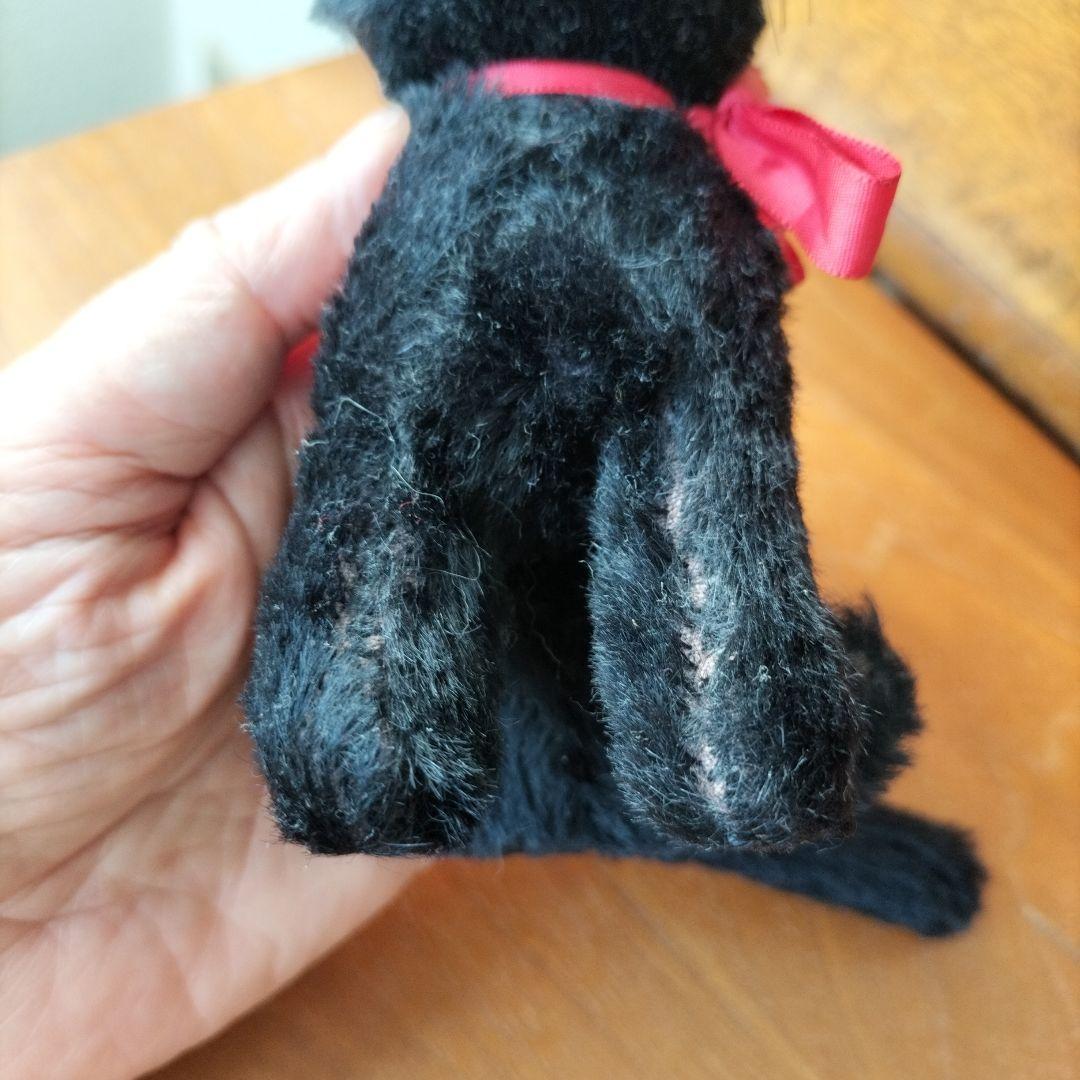 ビンテージ　シュタイフ　kitty キャット　黒猫
