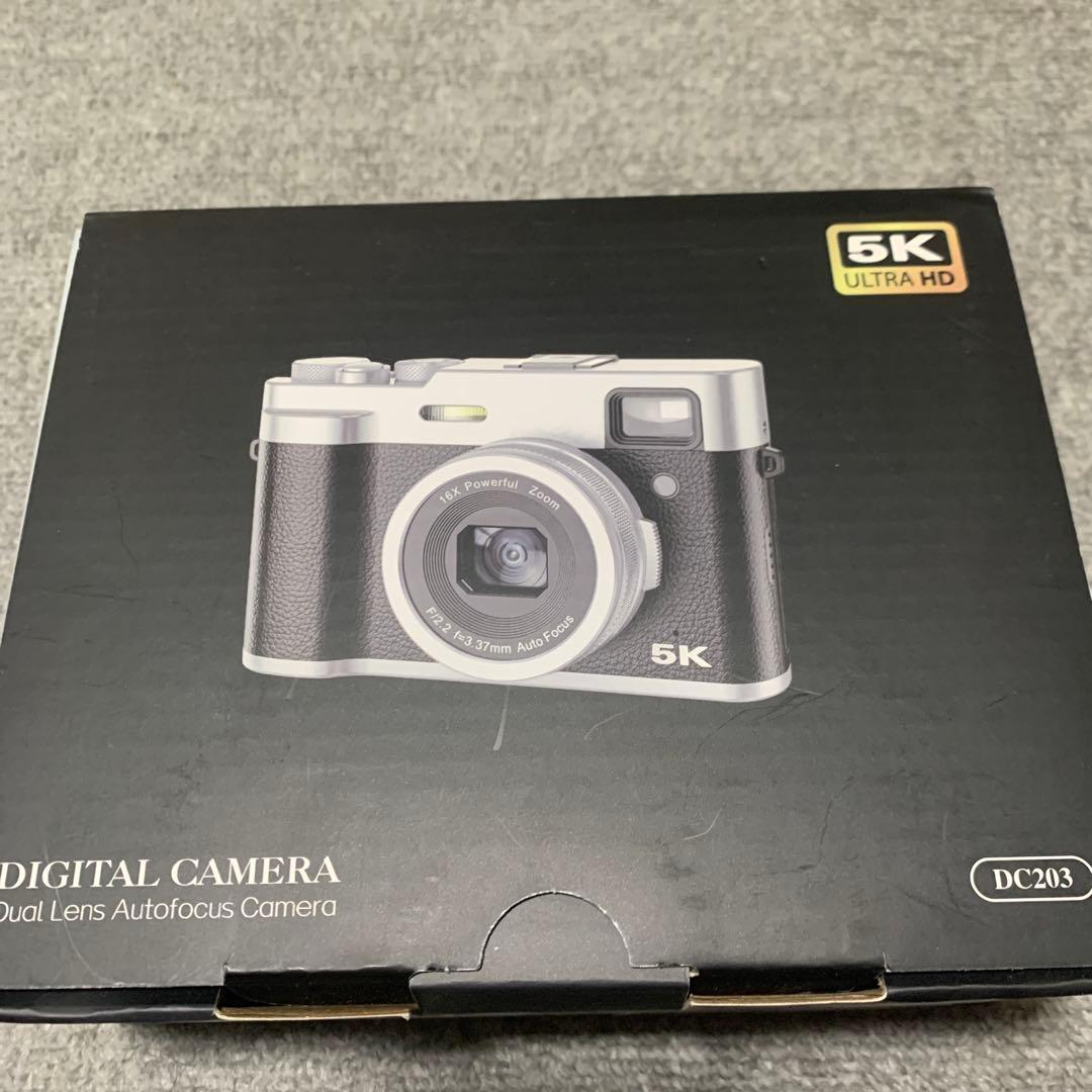 5K デジタルカメラ スマホに送れる デジカメ 4800万画素 30fps