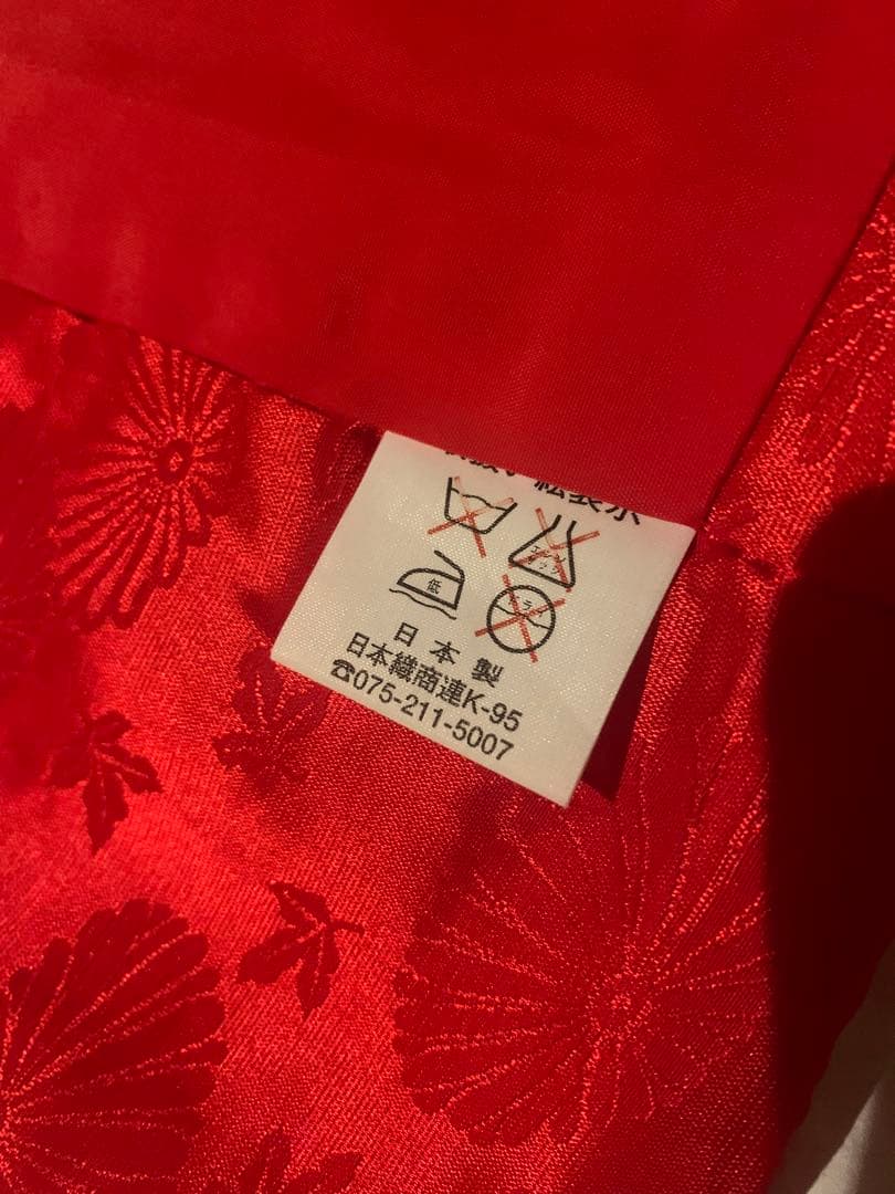 七五三 3歳女の子　着物セット 赤 花柄