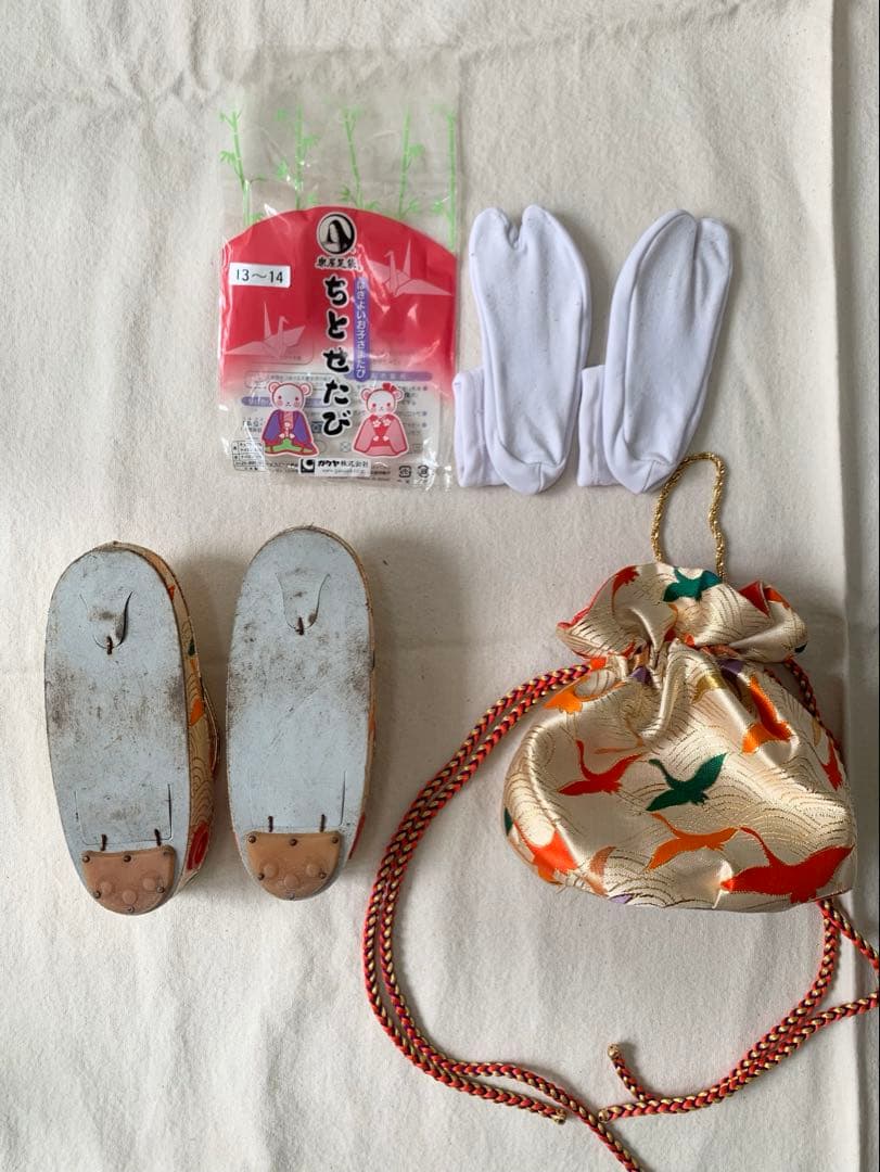 七五三 3歳女の子　着物セット 赤 花柄