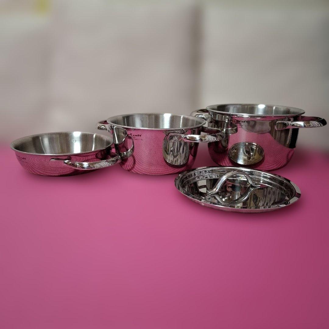 ビタクラフト　ミニパンセット　鍋セット　蓋つき　無水調理