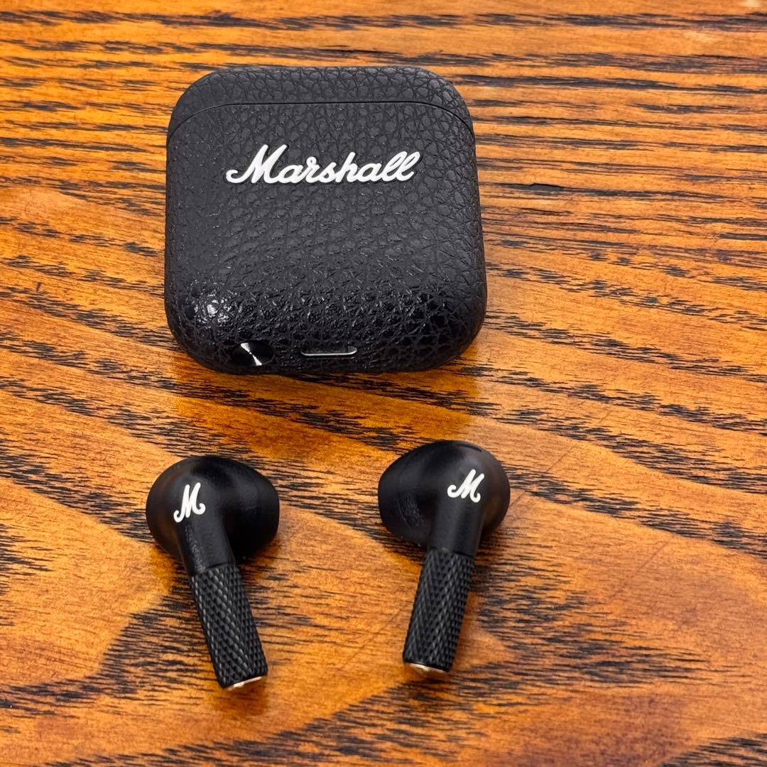 Marshall MINOR IV 完全ワイヤレスイヤホン ブラック【美品】