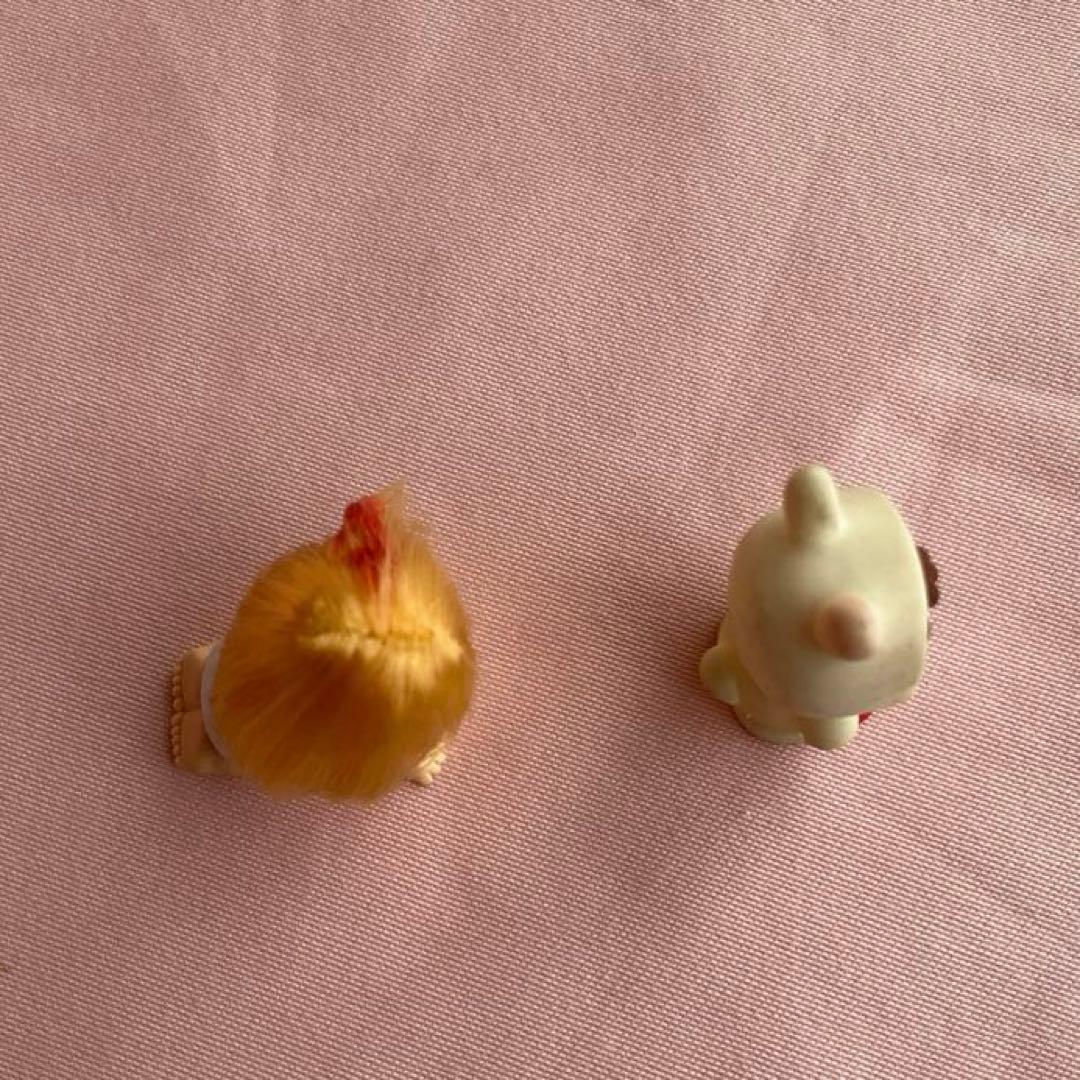 ママは小学4年生 フィギュア ミニドール　指人形 当時品　ソフビ　レア