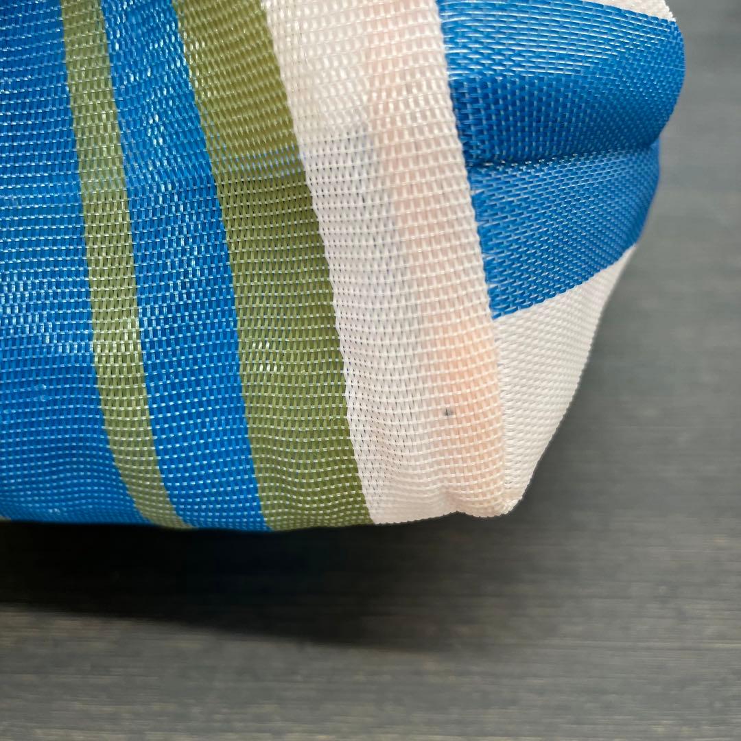 MARNI フラワーカフェ ストライプバッグ ミレグリーン マルニマーケット