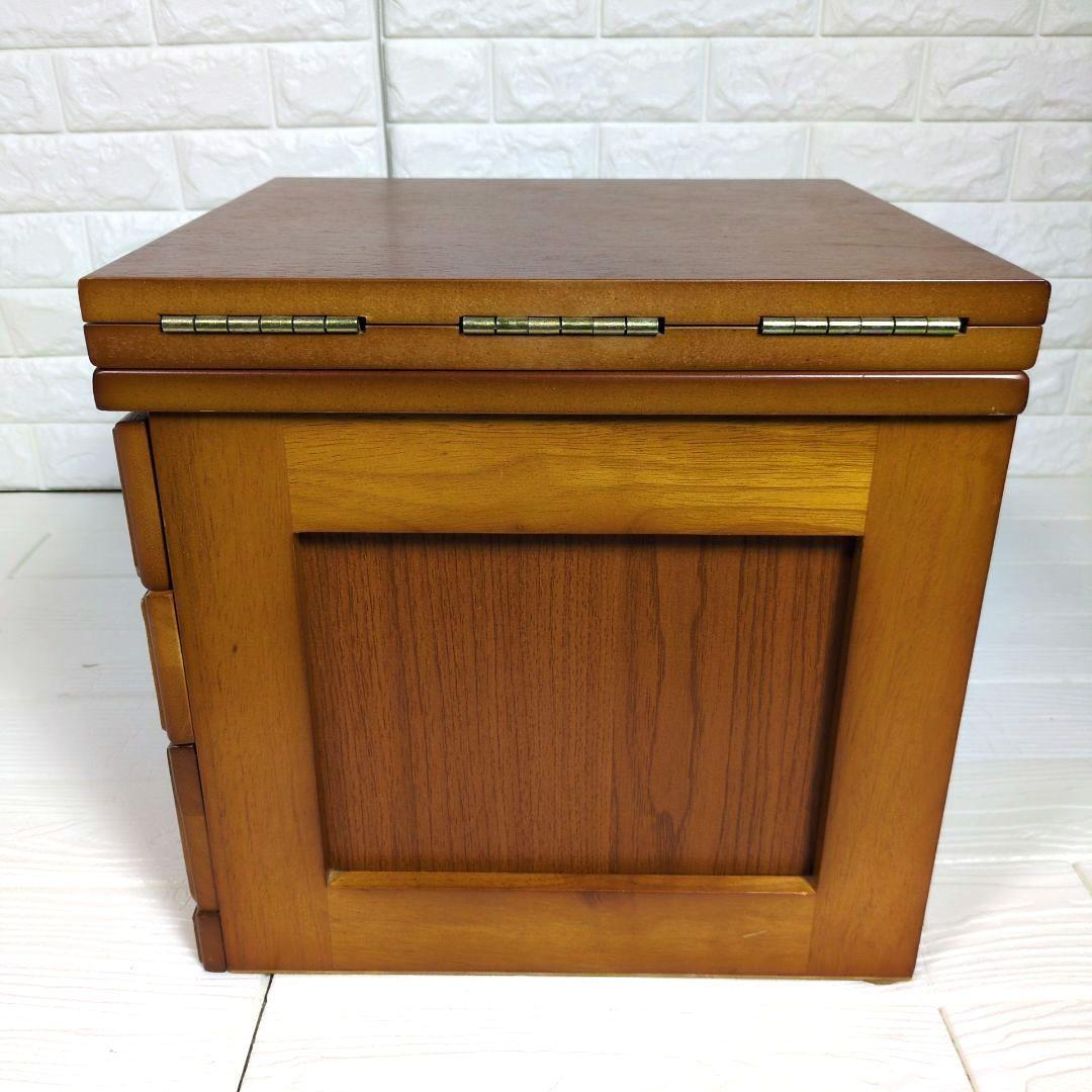 天然木　折りたたみ　文机　アンティーク　コンパクト　不二貿易