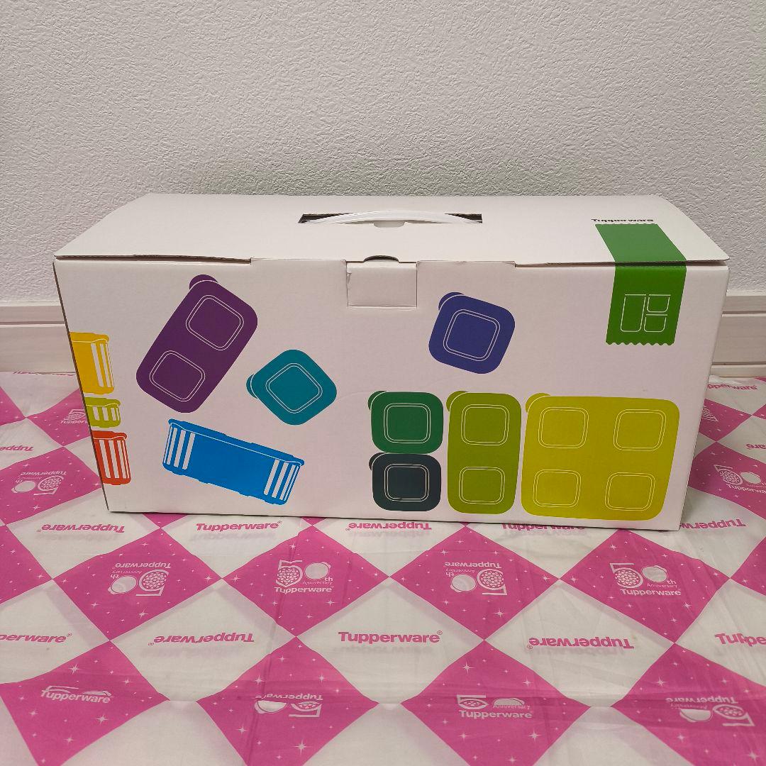 新色 タッパーウェア クリアメイト １４点セット ラインストーングレー