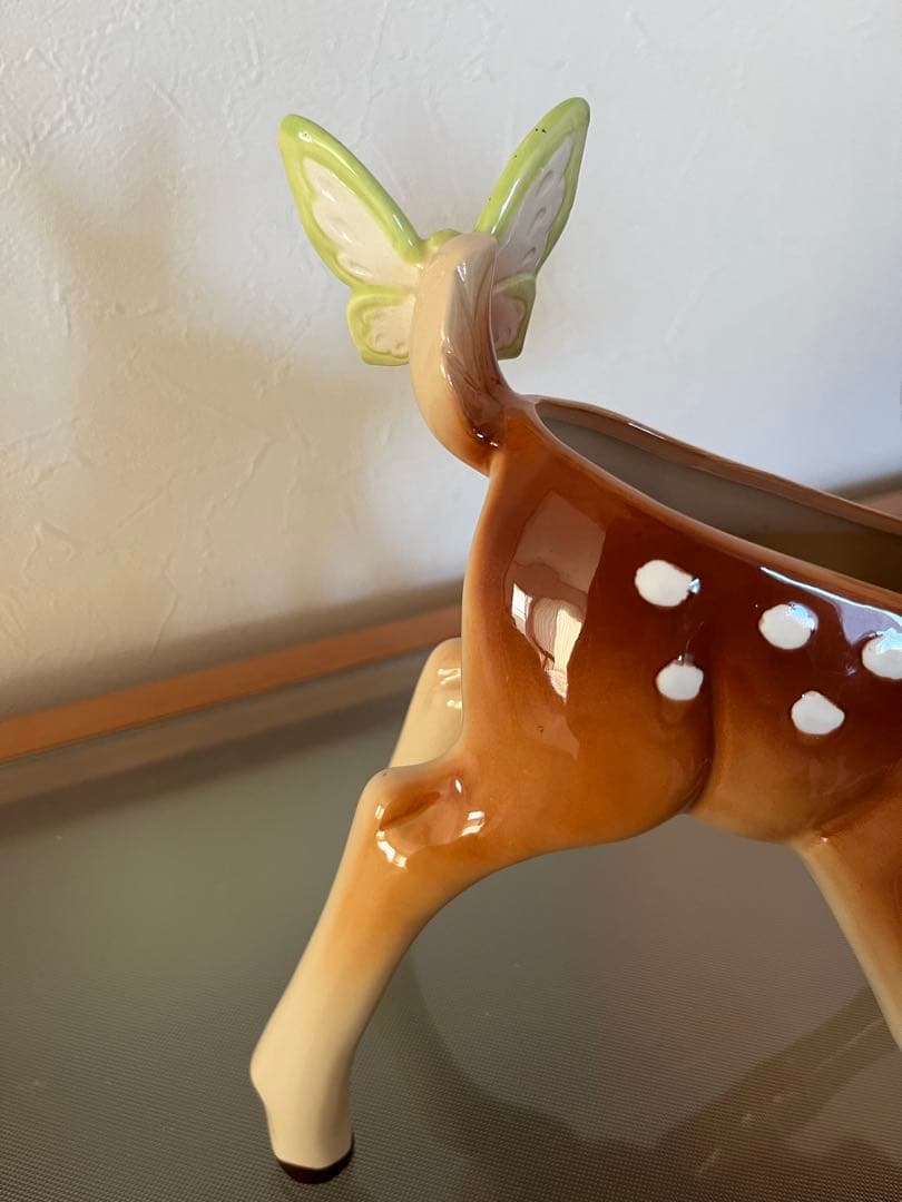 ❤︎希少　バンビ　プランター　ウォルトディズニー Walt Disney社製サイン