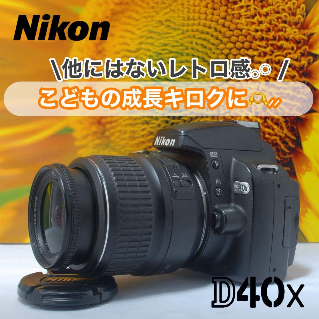 ニコン 一眼レフ Nikon D40X スマホ転送 大人気機種♥️ 初心者OK