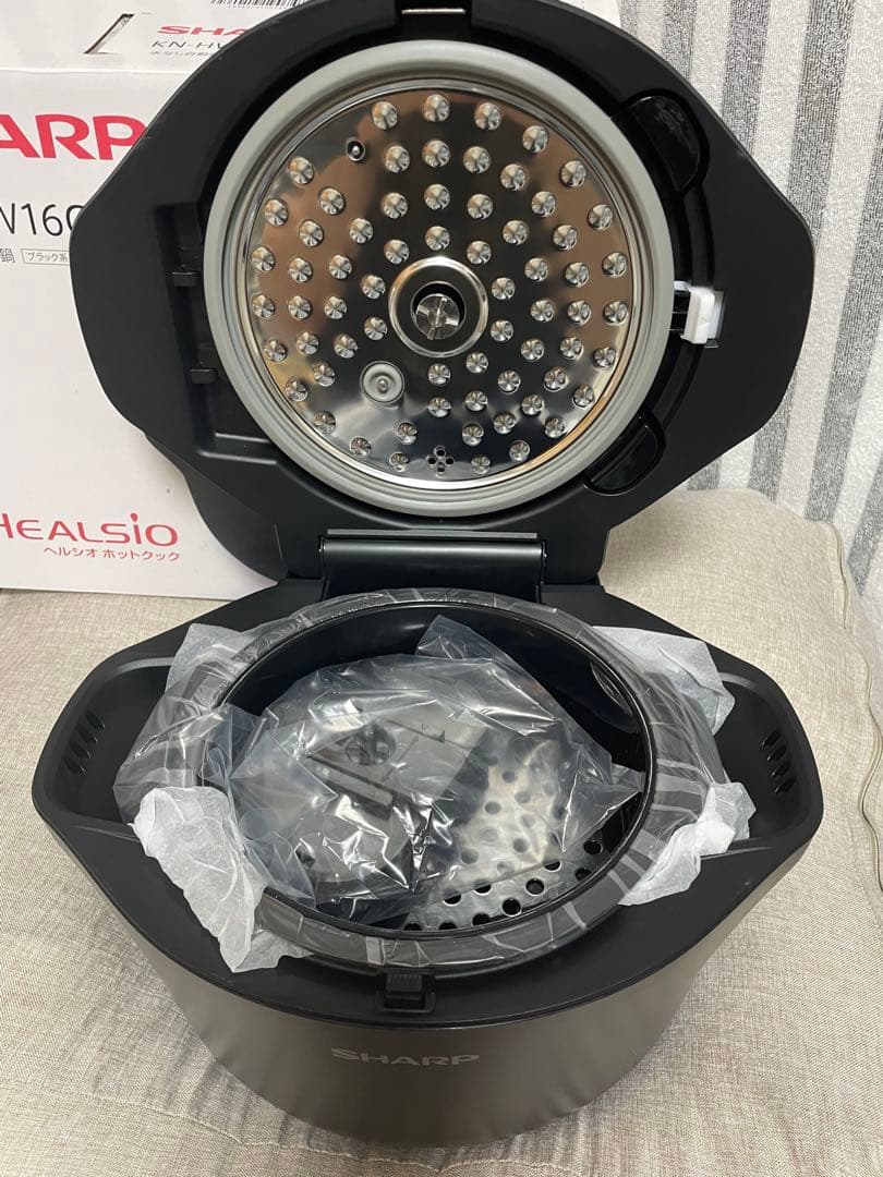 【新品未使用】SHARP KN-HW16G-B BLACK ヘルシオホットクック