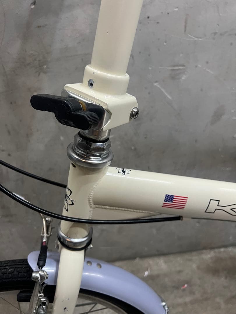 折りたたみ自転車　KHS CAPPUCCINO 18インチ クロモリ　KHS