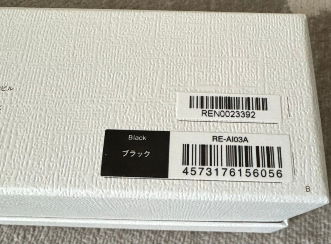 ReFa リファ フィンガーアイロン RE-AI03A BLACK ブラック