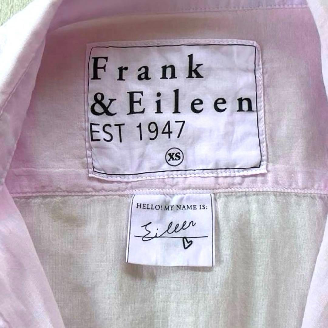 【美品】フランク&アイリーンEileen コットンガーゼ スキッパーシャツ 米国