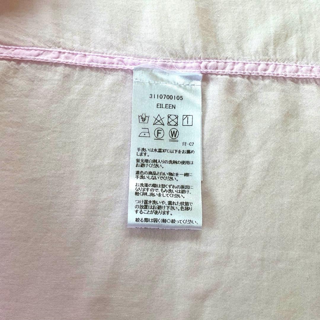 【美品】フランク&アイリーンEileen コットンガーゼ スキッパーシャツ 米国