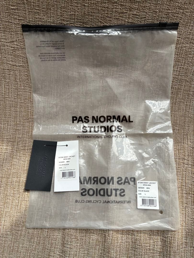 PAS NORMAL STUDIOS Stow Away Jacket Lサイズ