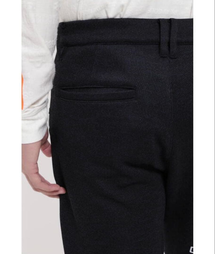 PEARLY GATESセーターフリース メランジ ジョガーパンツ