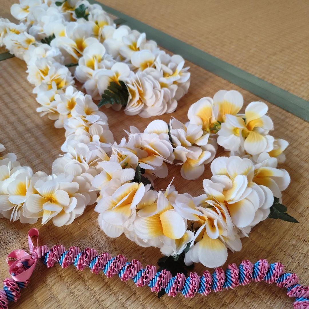 最終値下げ！フラダンス 　レイ　花冠　マウイポイボール　ヘアアクセ　まとめ売り