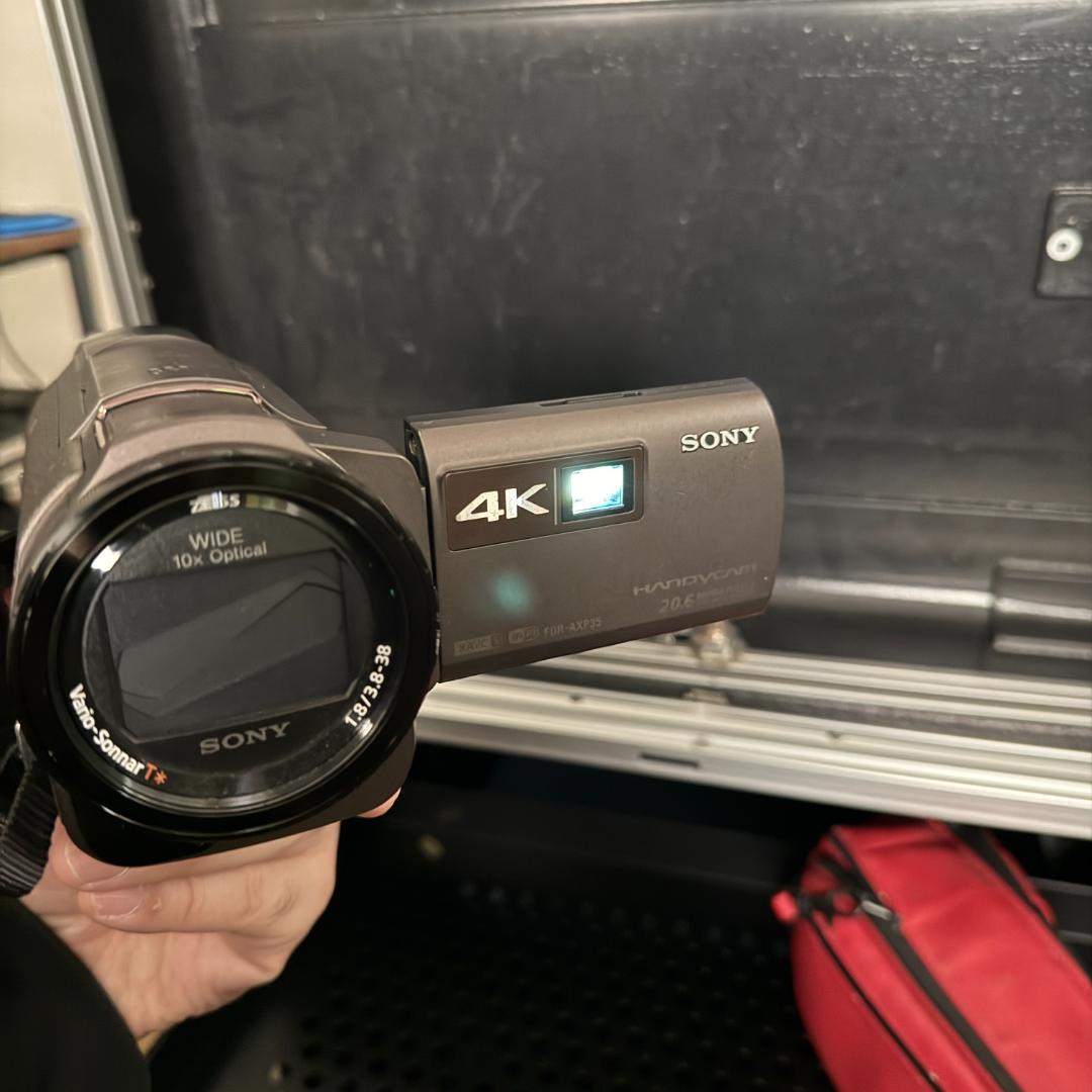 【動作確認済】【防湿庫保管】SONY 4K Handycam FDR-AXP35