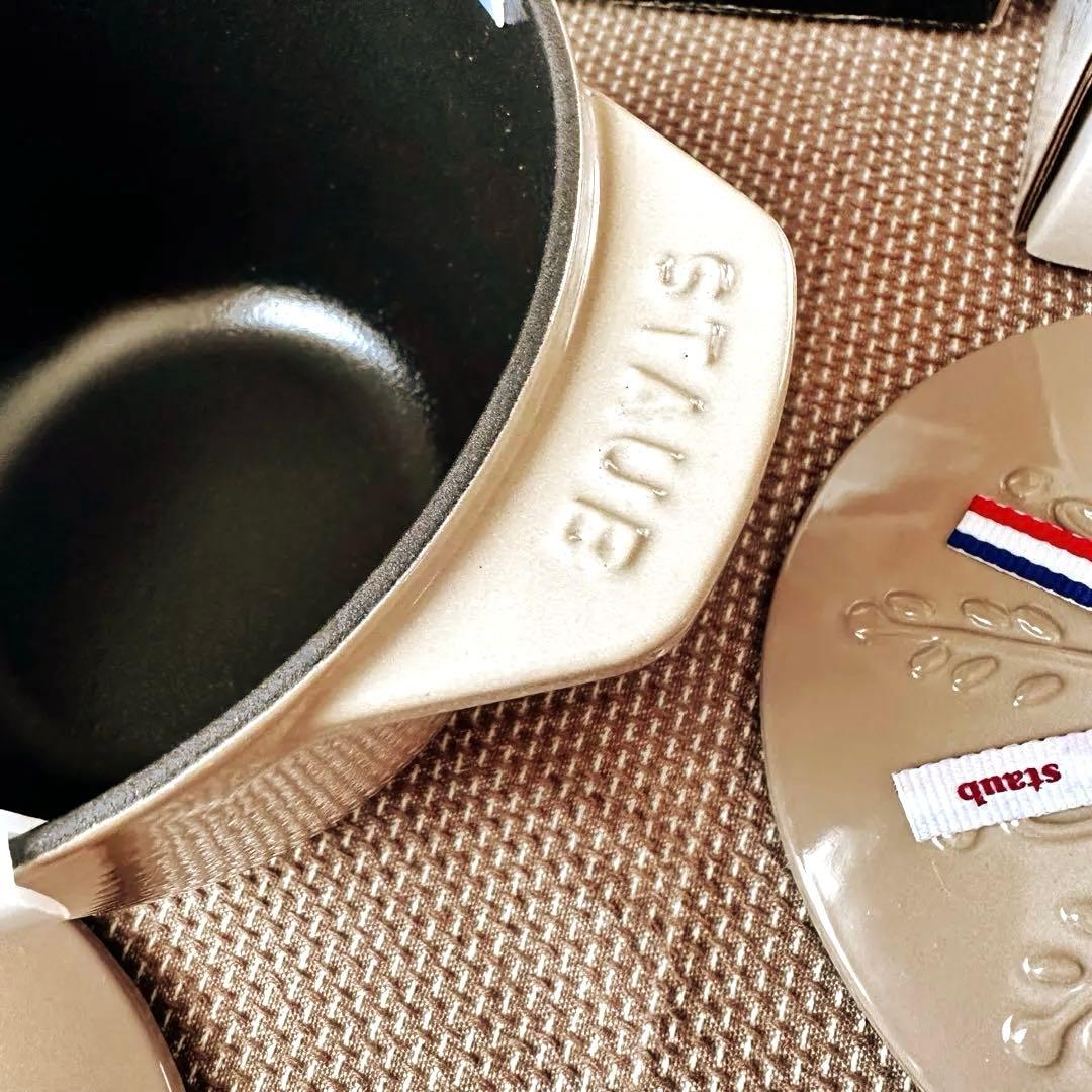 ストウブ リネン16cm 2個セット 希少スノーフレーク ココハン アニマルノブ