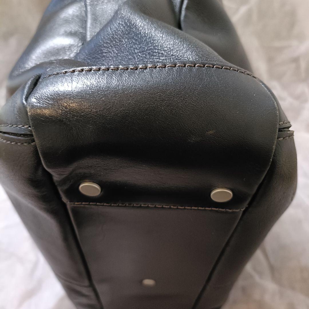値下げ可☆極美品☆エルゴポック　レザー ビジネスバッグ　 A4収納 2way