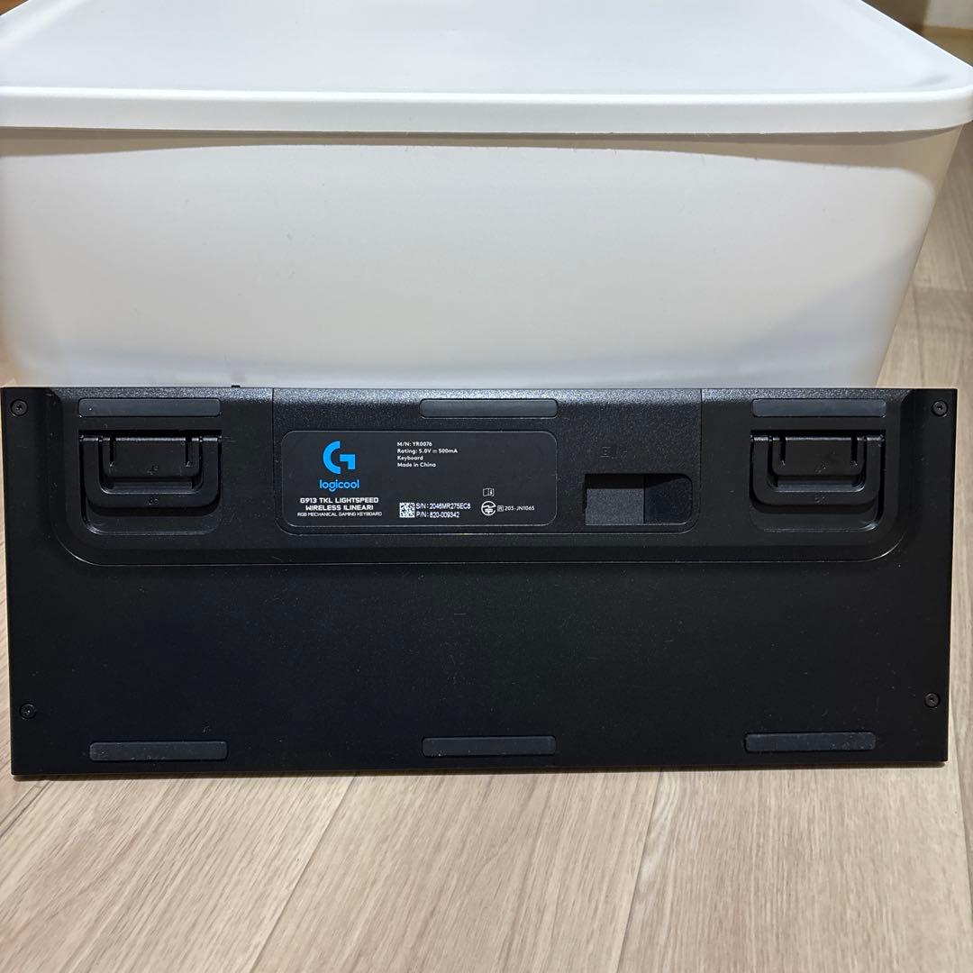 Logicool G913 TKL ワイヤレスゲーミングキーボード(赤軸)