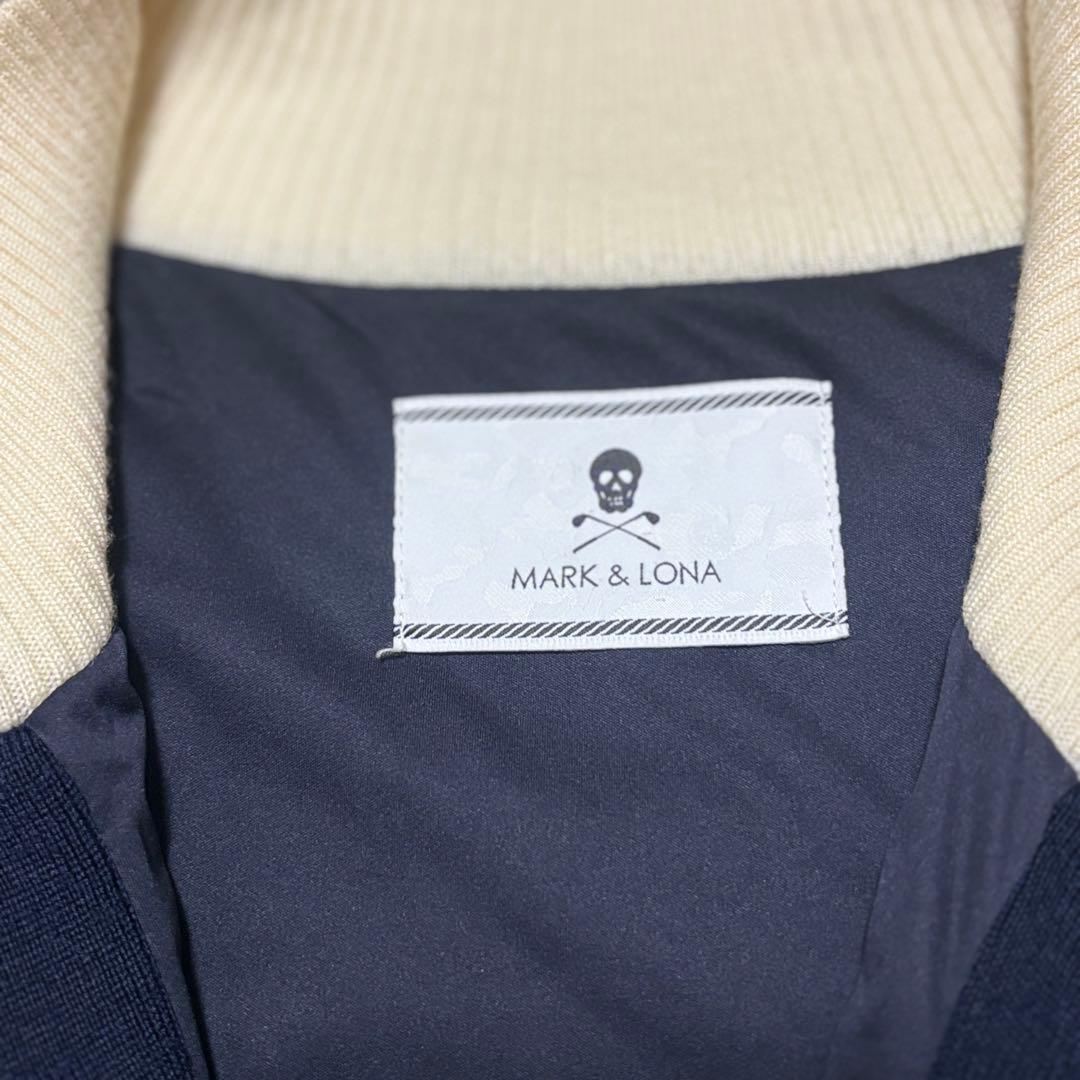 マークアンドロナMARK&LONA 裏地付きモヘヤ混スカルニットジャケット 48