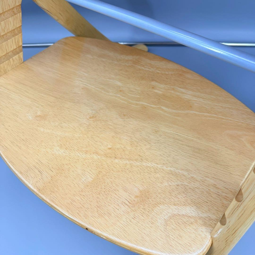 美品！　大和屋 すくすくチェア プラス テーブル＆ガード　ナチュラル