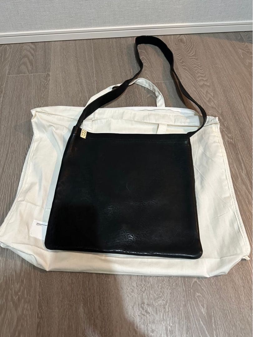 バッグ visvim LEATHER MUSETTE BAG DMGD