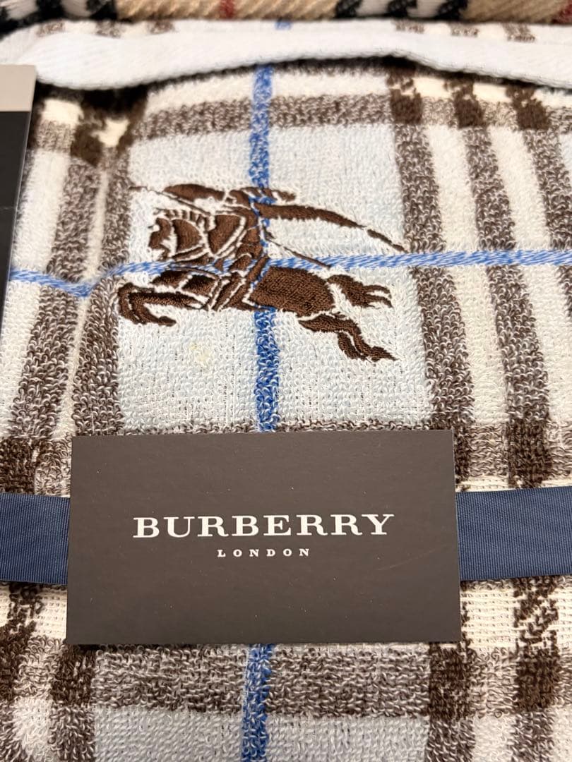 BURBERRY チェック柄ブランケット 2点セット