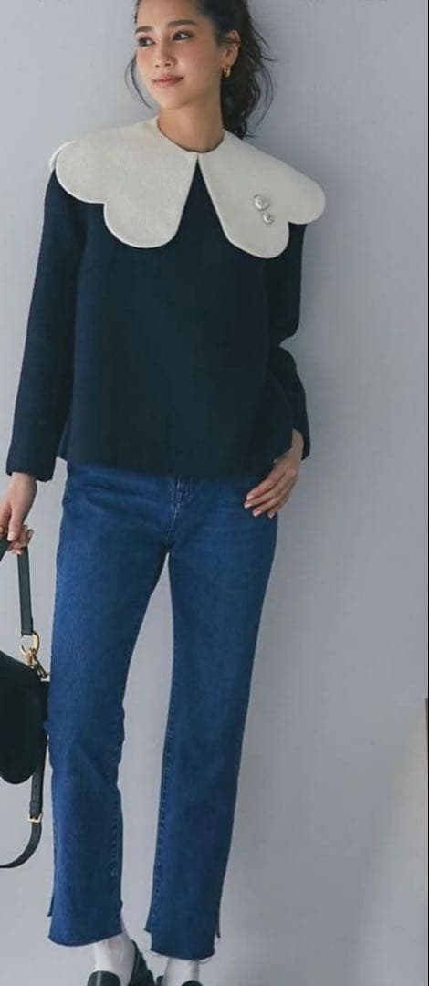 セブンテン　seventen by miho kawahito スカラップカラー