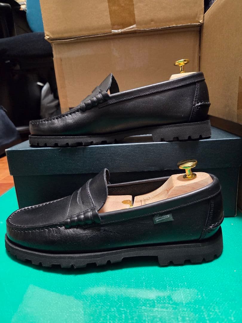 【未使用に近い】PARABOOT　パラブーツ　コローレイド　ブラック　6.5