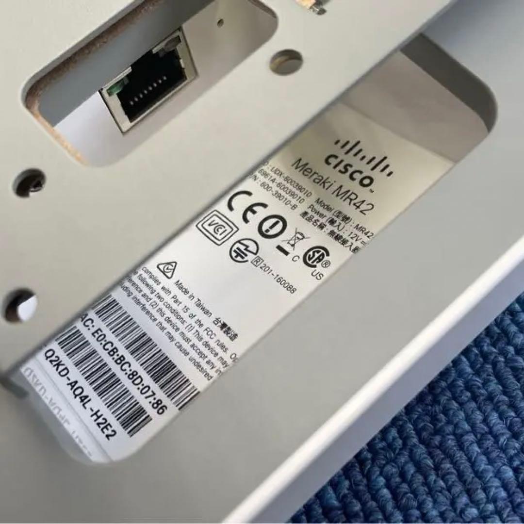 【値下げ】Cisco Meraki MR42-HW-L