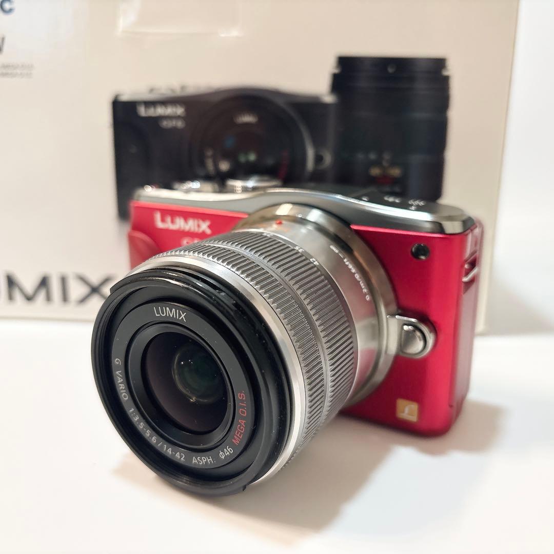 ✨美品✨ パナソニック LUMIXG ミラーレス一眼 DMC-GF6W デジカメ