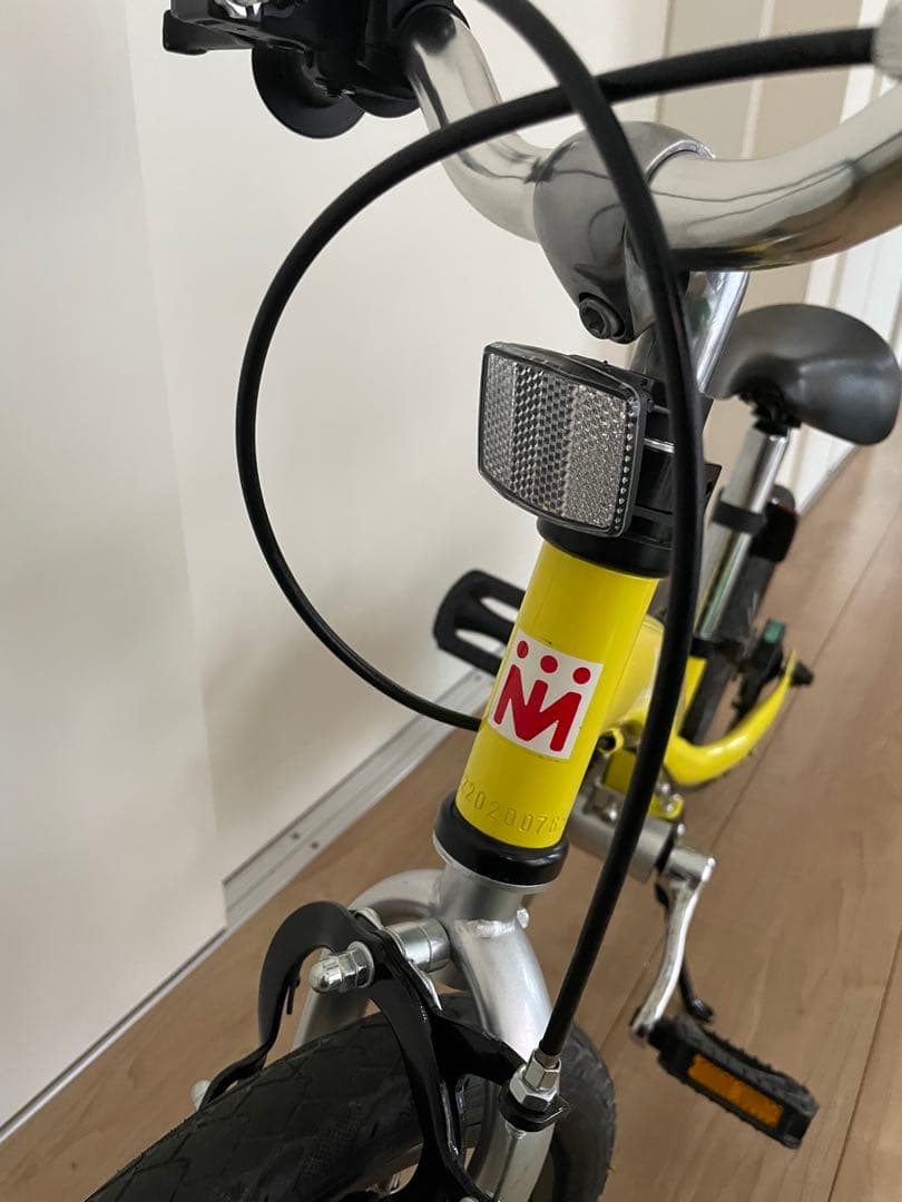 【美品】へんしんバイク　黄色 12インチ